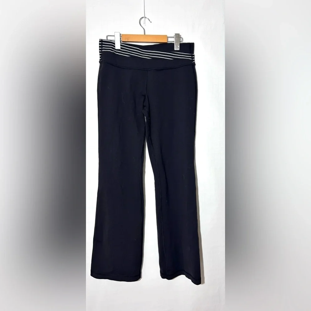 Lululemon Astro Pant Full-On Luon black size 10 gym yoga running
